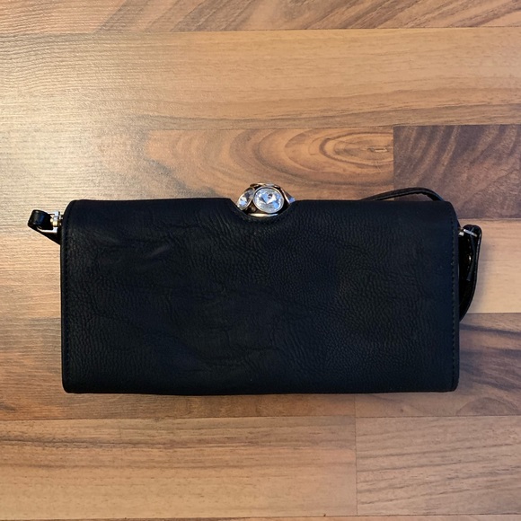 ✨2 x Host Pick✨New Black Susan Nichole Designs Fergie Clutch - Picture 4 of 8